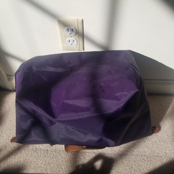 LARGE PURPLE LONGCHAMP BAG - Picture 4 of 5